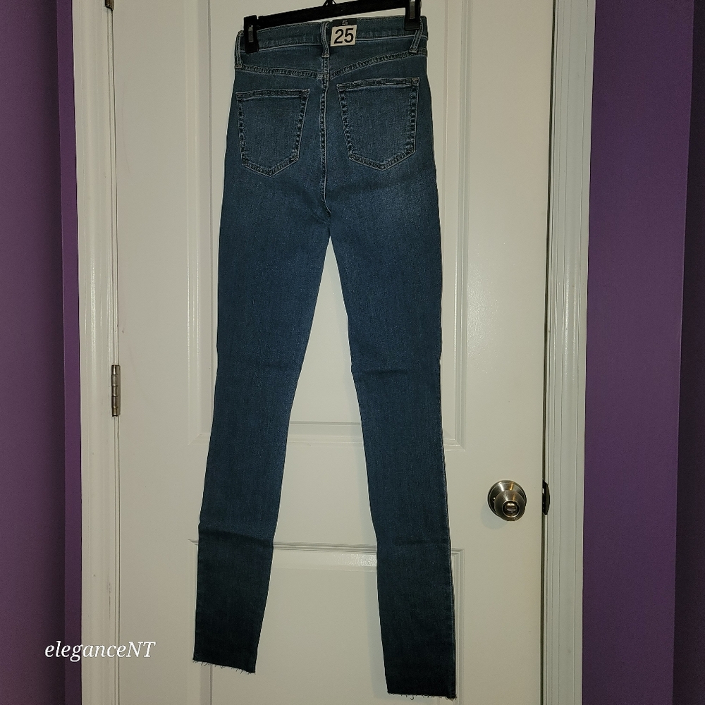 GAP Sky High Rise True Skinny Jeans Sz: 0 NWT - Picture 10 of 10